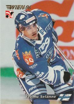 #31 Teemu Selänne - Finland - 1996 Semic Collections Wien-96 Hockey