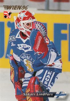 #35 Sakari Lindfors - Finland - 1996 Semic Collections Wien-96 Hockey