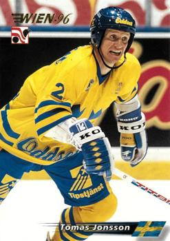 #47 Tomas Jonsson - Sweden - 1996 Semic Collections Wien-96 Hockey
