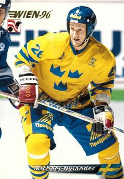 #61 Michael Nylander - Sweden - 1996 Semic Collections Wien-96 Hockey