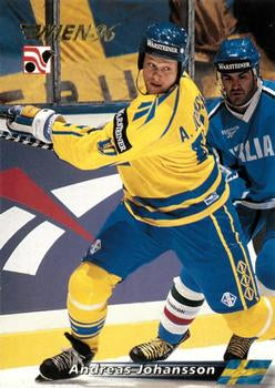 #64 Andreas Johansson - Sweden - 1996 Semic Collections Wien-96 Hockey