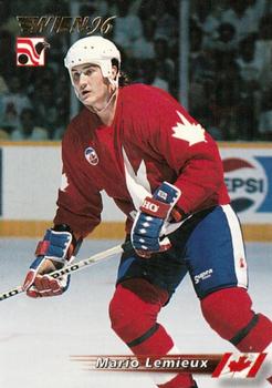 #85 Mario Lemieux - Canada - 1996 Semic Collections Wien-96 Hockey