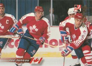 #92 Joe Juneau - Canada - 1996 Semic Collections Wien-96 Hockey