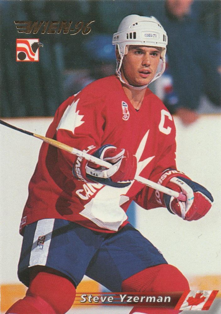 #101 Steve Yzerman - Canada - 1996 Semic Collections Wien-96 Hockey