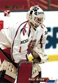 #104 Petr Briza - Czech Republic - 1996 Semic Collections Wien-96 Hockey