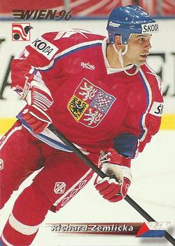 #120 Richard Zemlicka - Czech Republic - 1996 Semic Collections Wien-96 Hockey