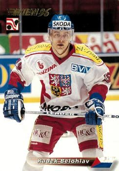 #123 Radek Belohlav - Czech Republic - 1996 Semic Collections Wien-96 Hockey