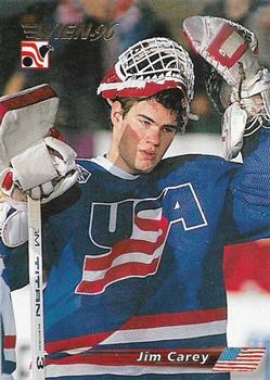 #157 Jim Carey - USA - 1996 Semic Collections Wien-96 Hockey