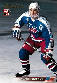 #168 Keith Tkachuk - USA - 1996 Semic Collections Wien-96 Hockey