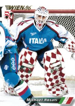 #174 Michael Rosati - Italy - 1996 Semic Collections Wien-96 Hockey
