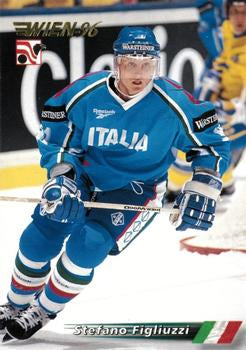 #178 Stefano Figliuzzi - Italy - 1996 Semic Collections Wien-96 Hockey