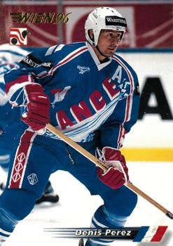 #186 Denis Perez - France - 1996 Semic Collections Wien-96 Hockey