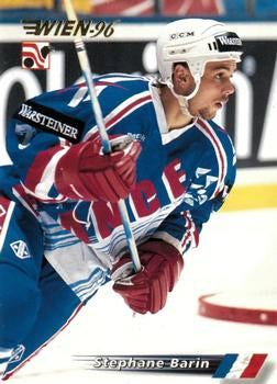 #191 Stephane Barin - France - 1996 Semic Collections Wien-96 Hockey