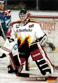 #192 Klaus Merk - Germany - 1996 Semic Collections Wien-96 Hockey