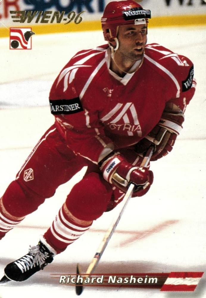 #216 Richard Nasheim - Austria - 1996 Semic Collections Wien-96 Hockey