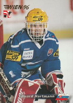 #219 Eduard Hartmann - Slovakia - 1996 Semic Collections Wien-96 Hockey