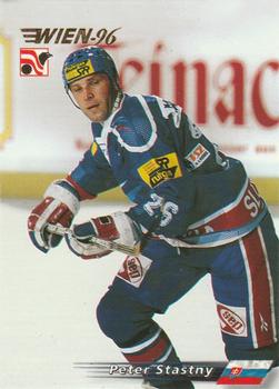 #227 Peter Stastny - Slovakia - 1996 Semic Collections Wien-96 Hockey