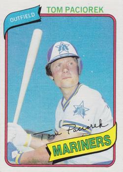 #481 Tom Paciorek - Seattle Mariners - 1980 Topps Baseball