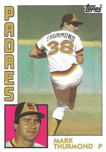 #481 Mark Thurmond - San Diego Padres - 1984 Topps Baseball