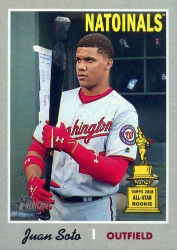#481c Juan Soto - Washington Nationals - 2019 Topps Heritage Baseball