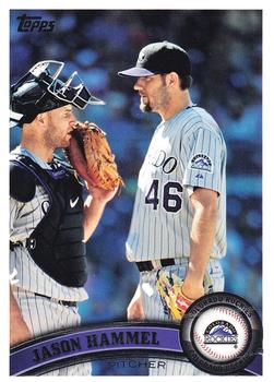 #338 Jason Hammel - Colorado Rockies - 2011 Topps Baseball