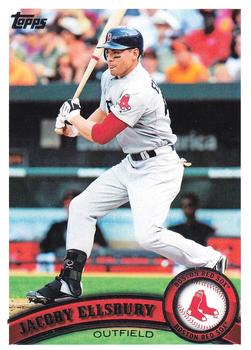 #351a Jacoby Ellsbury - Boston Red Sox - 2011 Topps Baseball