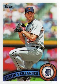 #355a Justin Verlander - Detroit Tigers - 2011 Topps Baseball