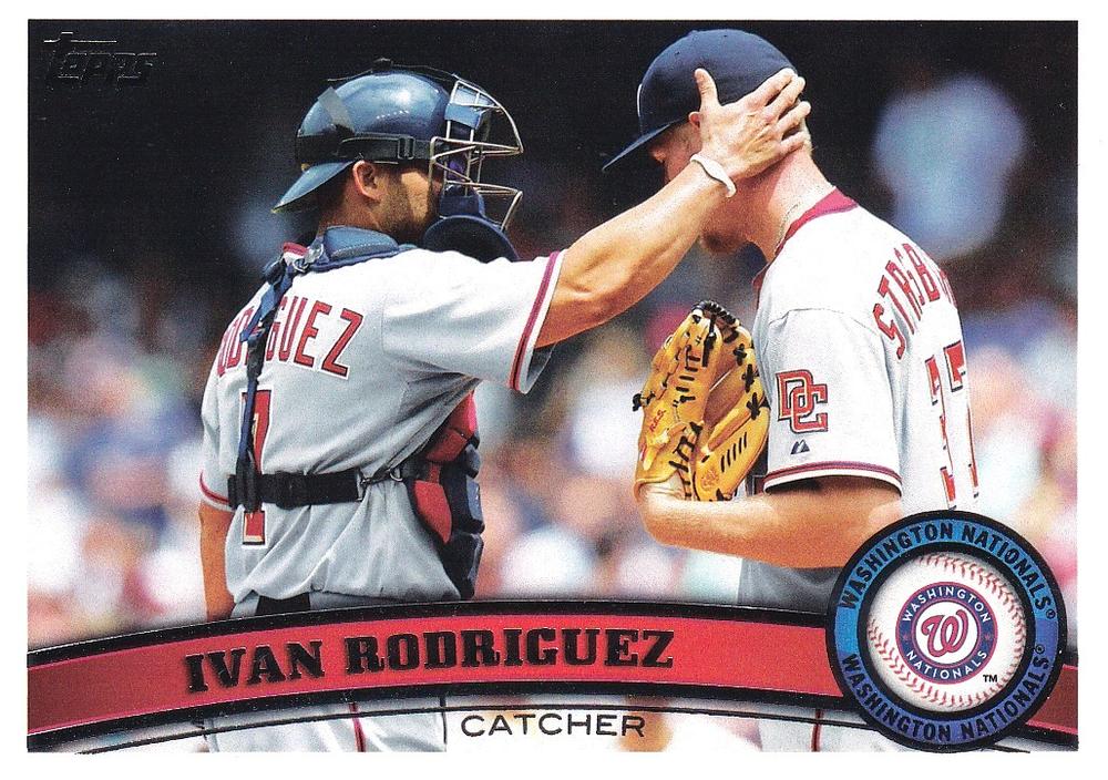 #360 Ivan Rodriguez - Washington Nationals - 2011 Topps Baseball