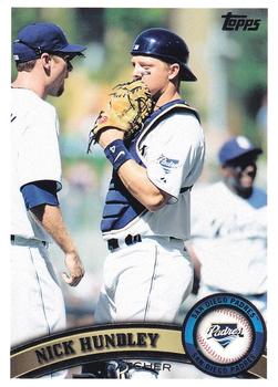 #384 Nick Hundley - San Diego Padres - 2011 Topps Baseball