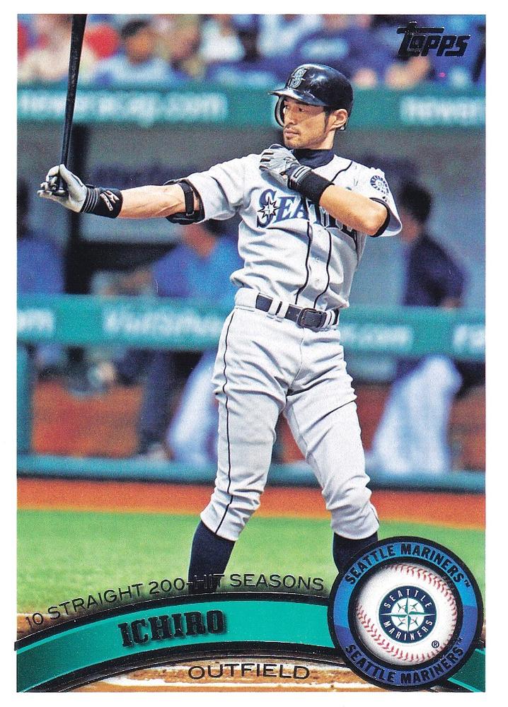 #385 Ichiro - Seattle Mariners - 2011 Topps Baseball