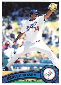#388 Kenley Jansen - Los Angeles Dodgers - 2011 Topps Baseball