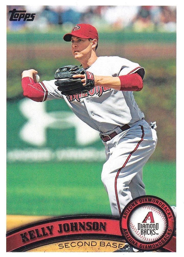 #419a Kelly Johnson - Arizona Diamondbacks - 2011 Topps Baseball