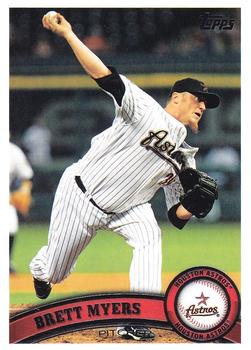 #428 Brett Myers - Houston Astros - 2011 Topps Baseball