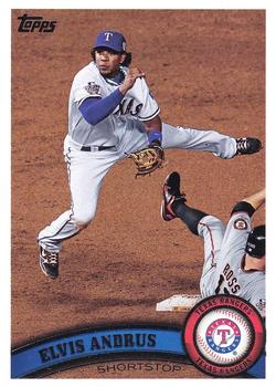 #435a Elvis Andrus - Texas Rangers - 2011 Topps Baseball