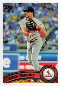 #438 Ryan Theriot - St. Louis Cardinals - 2011 Topps Baseball