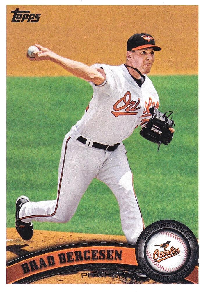 #442 Brad Bergesen - Baltimore Orioles - 2011 Topps Baseball