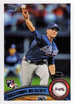 #446 Brandon Beachy - Atlanta Braves - 2011 Topps Baseball