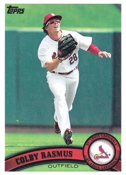#448 Colby Rasmus - St. Louis Cardinals - 2011 Topps Baseball