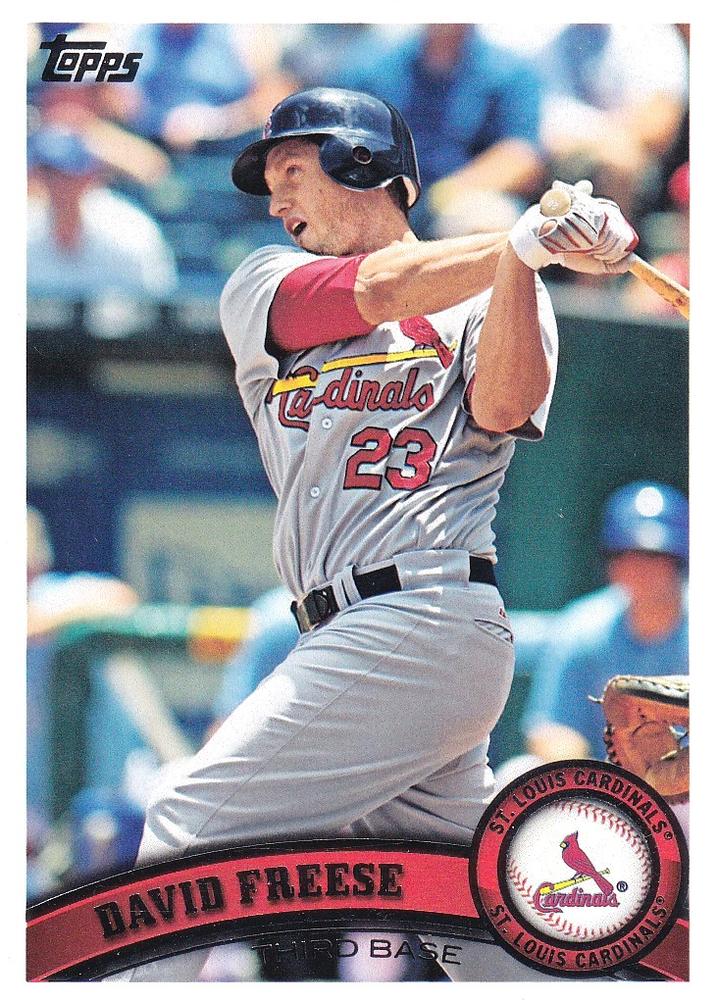 #452 David Freese - St. Louis Cardinals - 2011 Topps Baseball