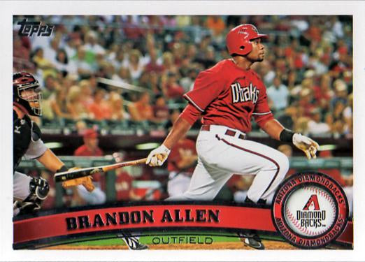 #457 Brandon Allen - Arizona Diamondbacks - 2011 Topps Baseball