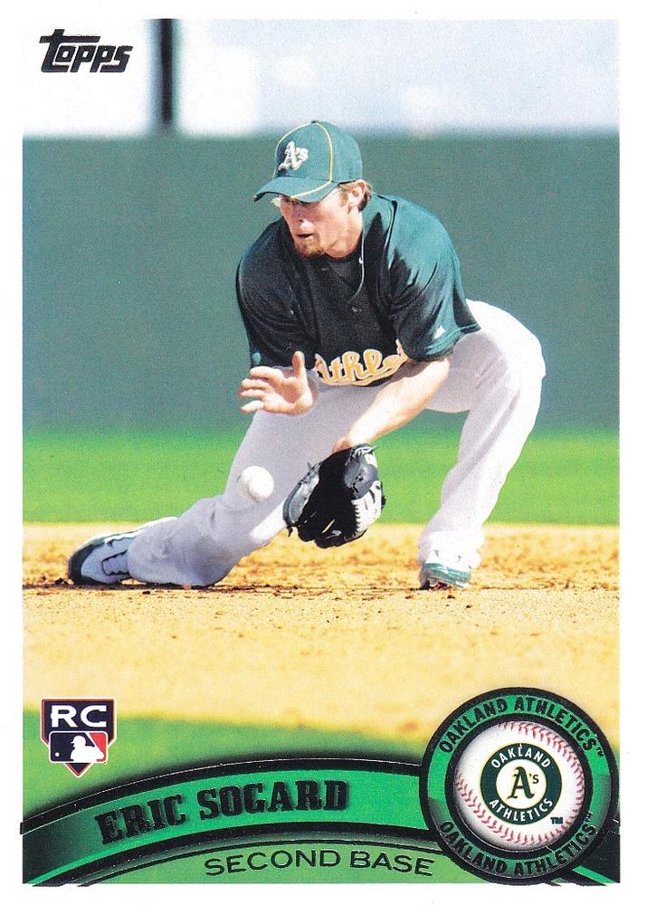 #461 Eric Sogard - Oakland Athletics - 2011 Topps Baseball