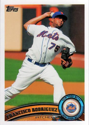 #486 Francisco Rodriguez - New York Mets - 2011 Topps Baseball