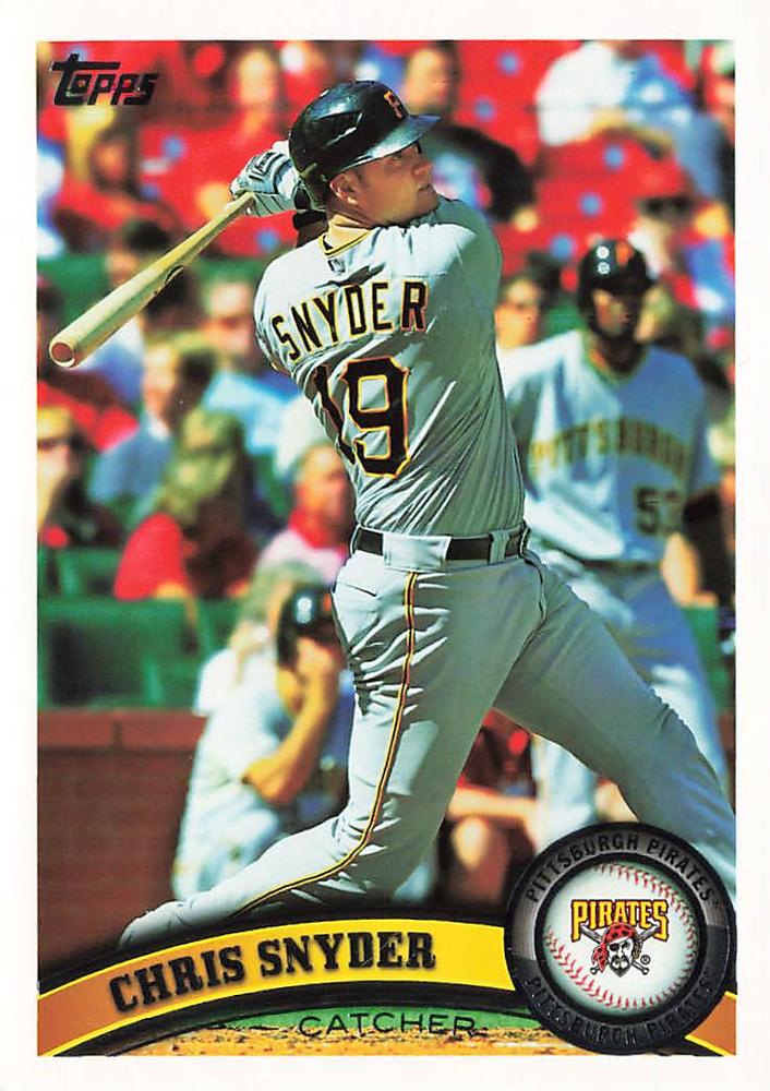 #487 Chris Snyder - Pittsburgh Pirates - 2011 Topps Baseball