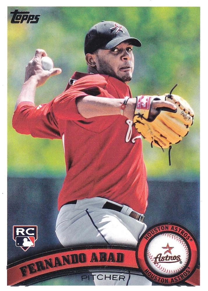 #491 Fernando Abad - Houston Astros - 2011 Topps Baseball