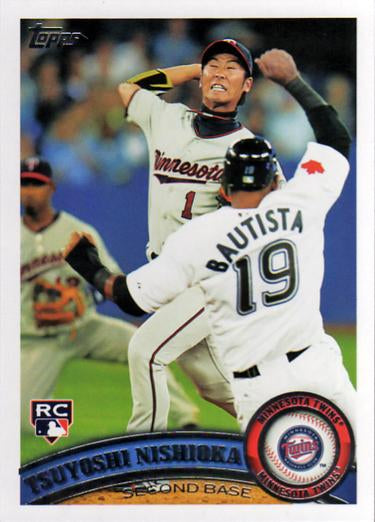 #501 Tsuyoshi Nishioka - Minnesota Twins - 2011 Topps Baseball