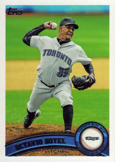 #512 Octavio Dotel - Toronto Blue Jays - 2011 Topps Baseball