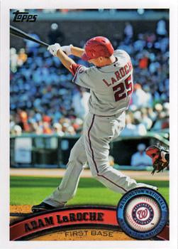 #513 Adam LaRoche - Washington Nationals - 2011 Topps Baseball
