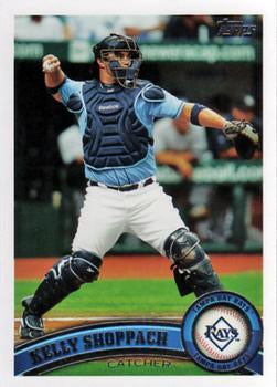 #514 Kelly Shoppach - Tampa Bay Rays - 2011 Topps Baseball