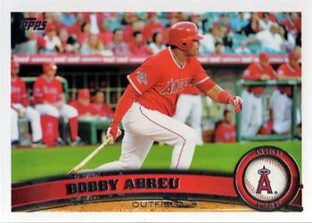 #528 Bobby Abreu - Los Angeles Angels - 2011 Topps Baseball