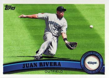 #531 Juan Rivera - Toronto Blue Jays - 2011 Topps Baseball